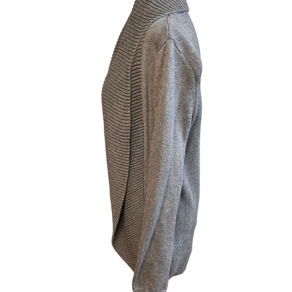 Victoria's Secret Open Front Cardigan Women's S/P Long Sleeve Charcoal Gr… - Picture 2 of 7